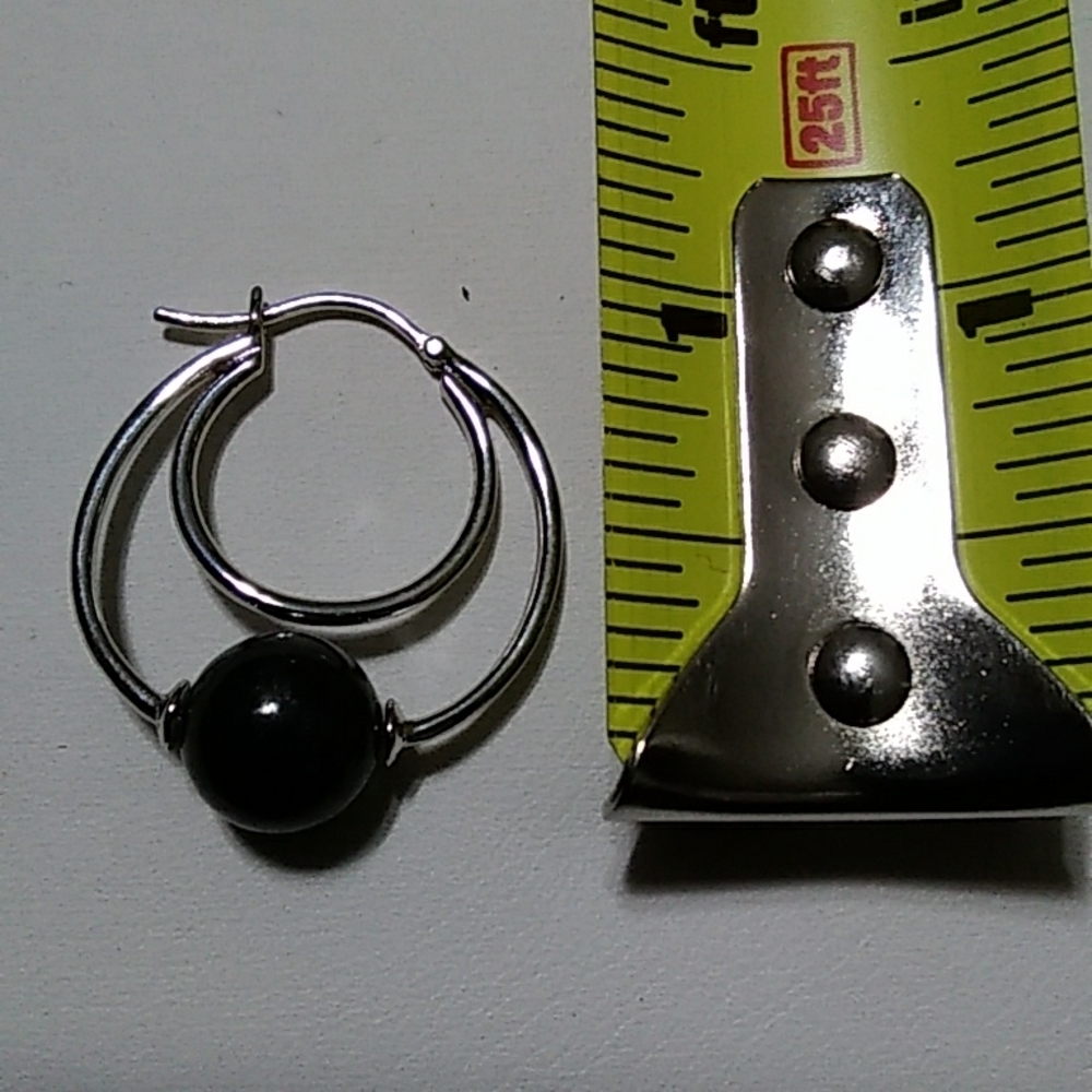 Interchangable Multicolored Jade Earrings - image 2